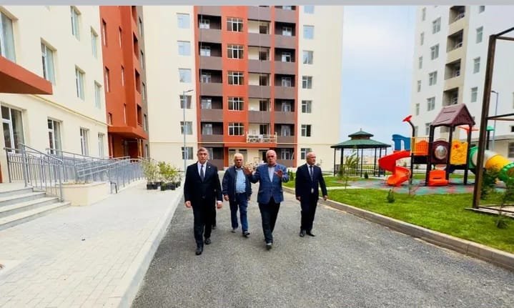 “Yeni Şirvan” Yaşayış Kompleksinin tikinti işləri sürətlə davam etdirilir.